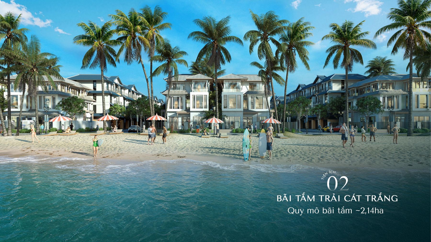 Bãi tắm cát trắng