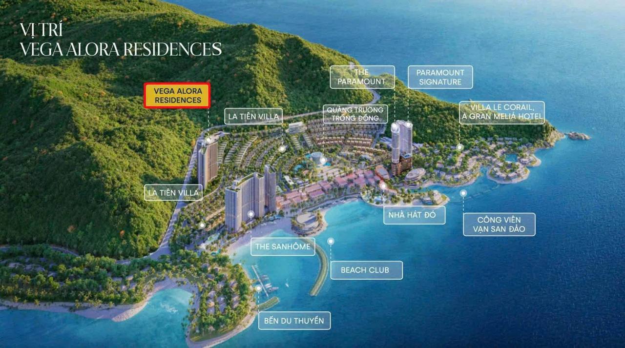 Vega Alora Residences: Giá trị từ vị trí giữa hệ sinh thái Bắc Nha Trang
